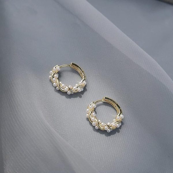 Перлени обеци - Delicate Pearl - Image 4
