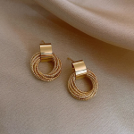 Обеци - Stylish Circle - Image 7