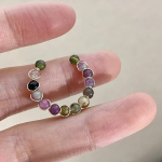 Пръстен от лечебен кристал RAINBOW TOURMALINE - Image 4