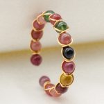 Пръстен от лечебен кристал RAINBOW TOURMALINE - Image 2