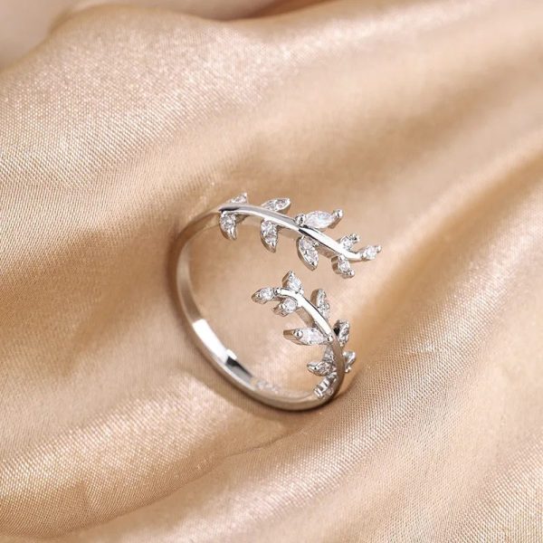 omo bg elegant cubic zirconia olive leaf 11