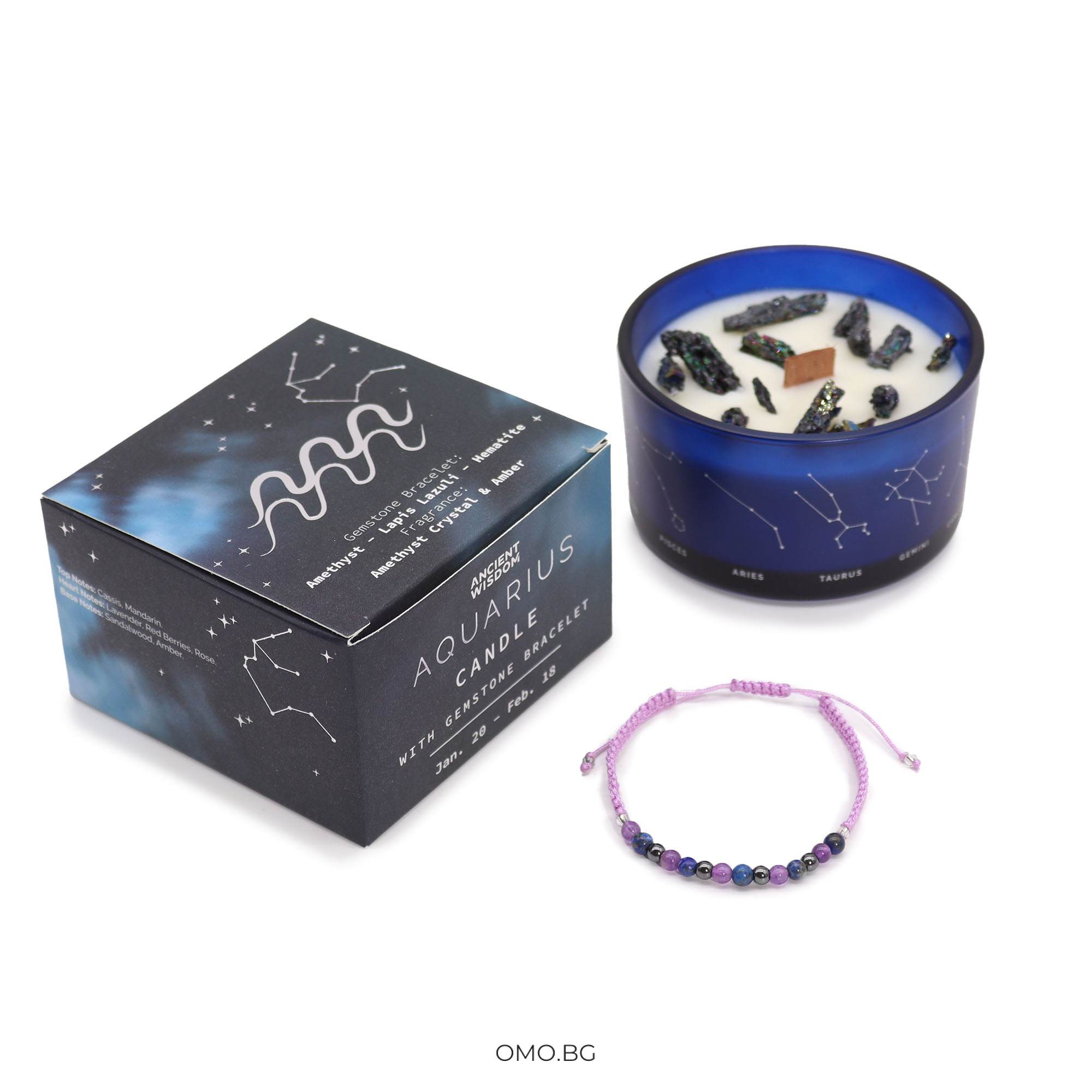 omobg komplekt zodiakalna aromatna svesht s estestveni kamuni i grivna za zodia vodolei i58301 946 omobg komplekt zodiakalna aromatna svesht s estestveni kamuni i grivna za zodia vodolei i58301 946
