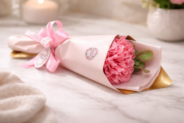 omobg luksozen mini buket ot sapuneni karamfili little pink clove i56986 402