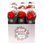 omobg luksozen mini buket ot sapuneni rozi little red rose i56911 130