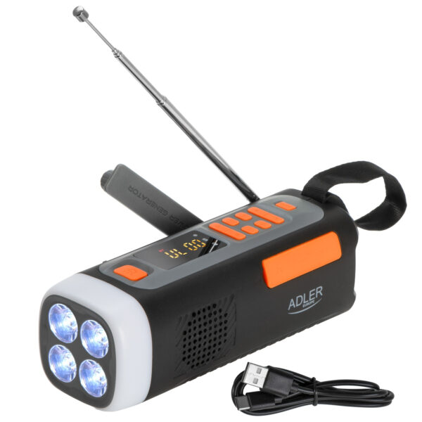 omobg multifunkcionalno radio fener i bateria sus solarno zarejdane i57164 879