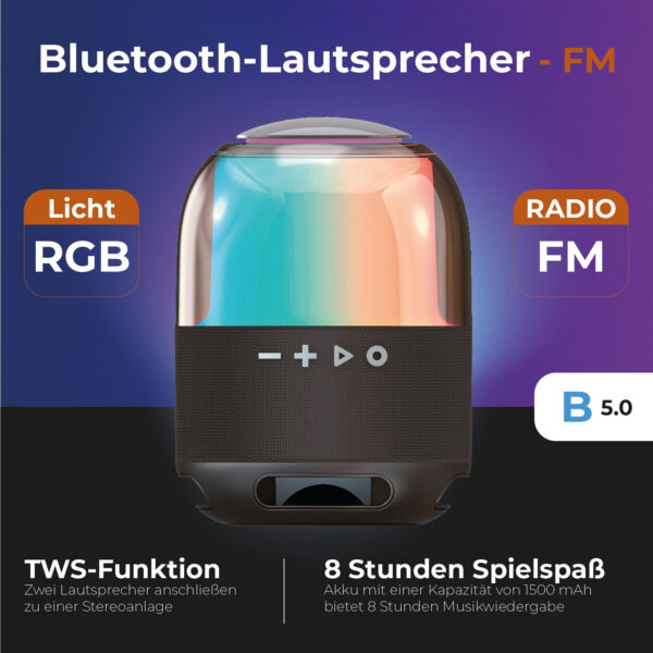 omobg prenosima bluetooth kolonka s podsvetka s radio i sd karta i56912 859