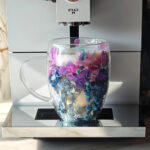 omobg chasha s termo stuklo dvoini steni s estestveni cvetq sinq euforia 300ml i61508 226