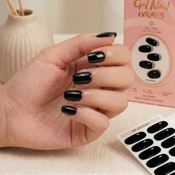 omobg uv gel lak lenti za nokti dulgotraini cheren glanc i63633 182