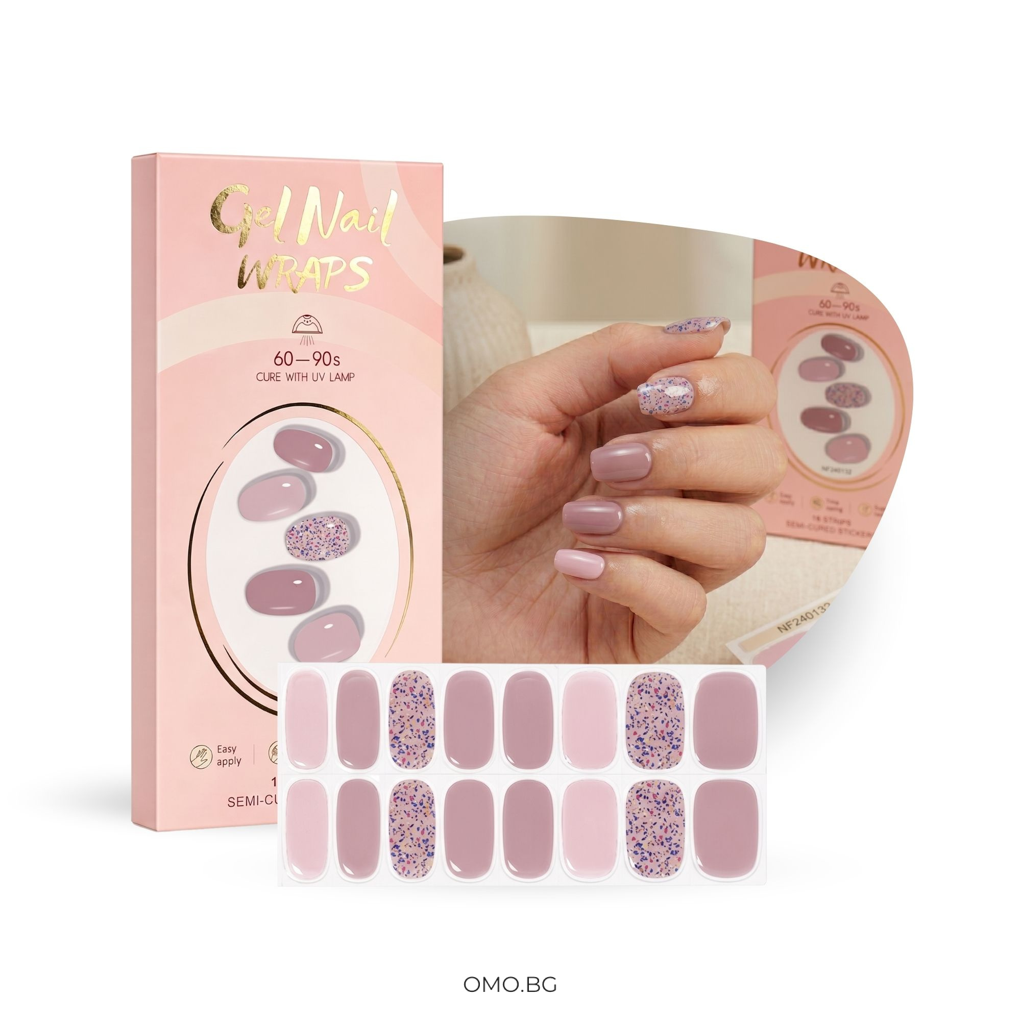 omobg uv gel lak lenti za nokti dulgotraini rozov romans i63655 959 omobg uv gel lak lenti za nokti dulgotraini rozov romans i63655 959